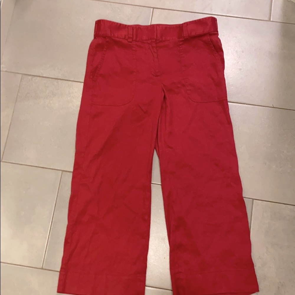 Ann Taylor Wide Leg Linen Pants